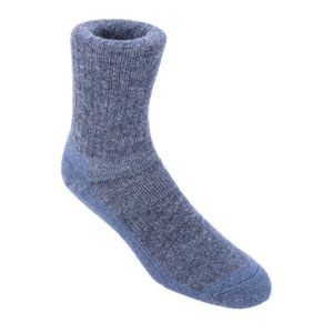 Alpaca Midweight Socks by JGS Outfitters - Large - Blue Heather